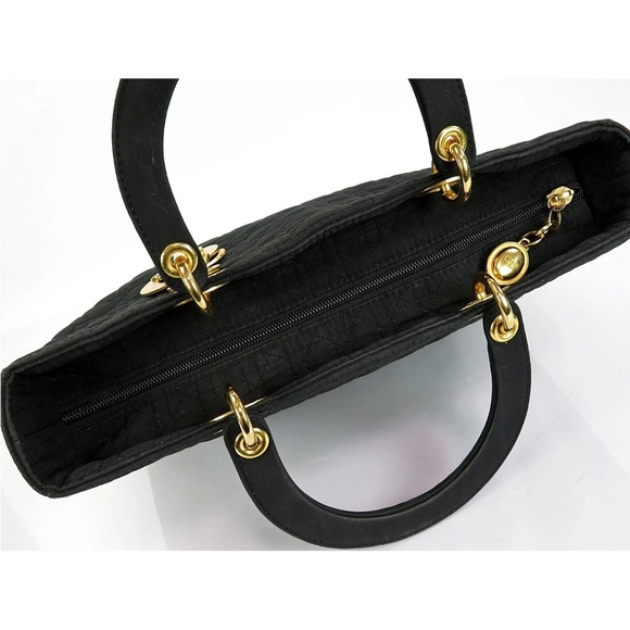 Dior Black Tote with Gold Accents - Picture 8 of 15